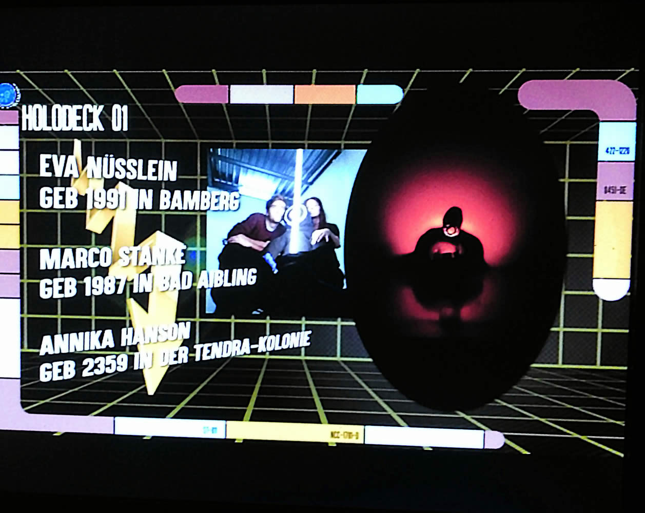 Holodeck Seven Of Nine. Video Eva Nüsslein & Marco Stanke 2018