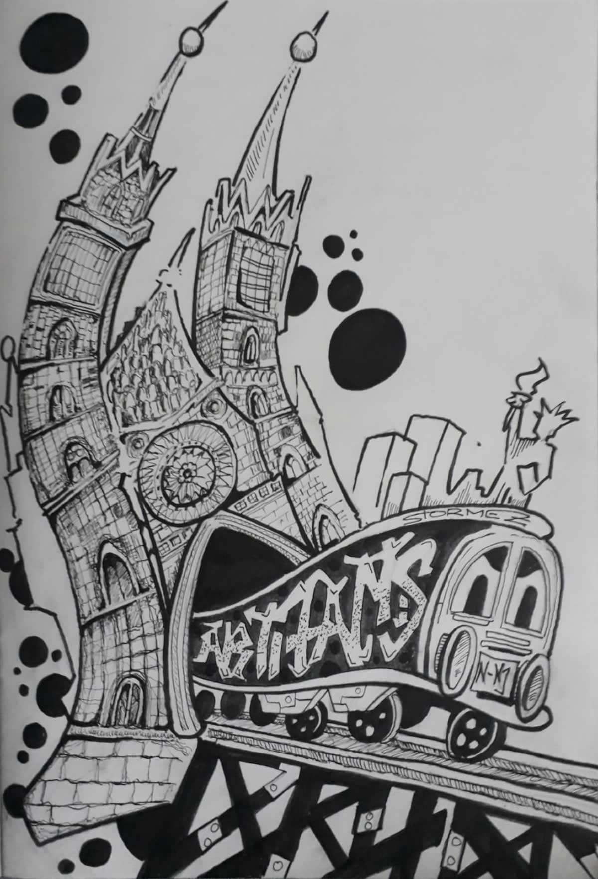 artifacts in nbg 2019 by artist storme
